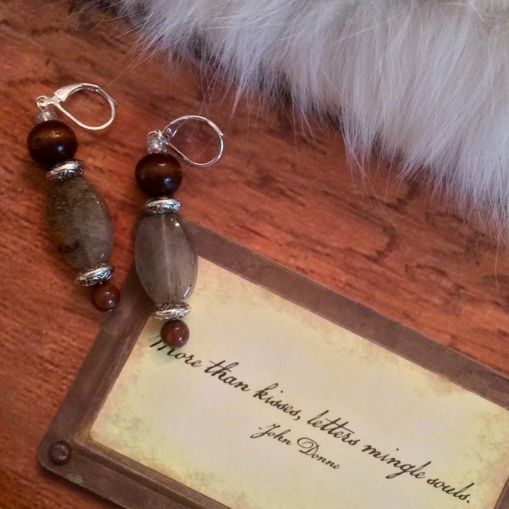 ⚜️Rustic Brown Jasper ~ Earrings⚜️